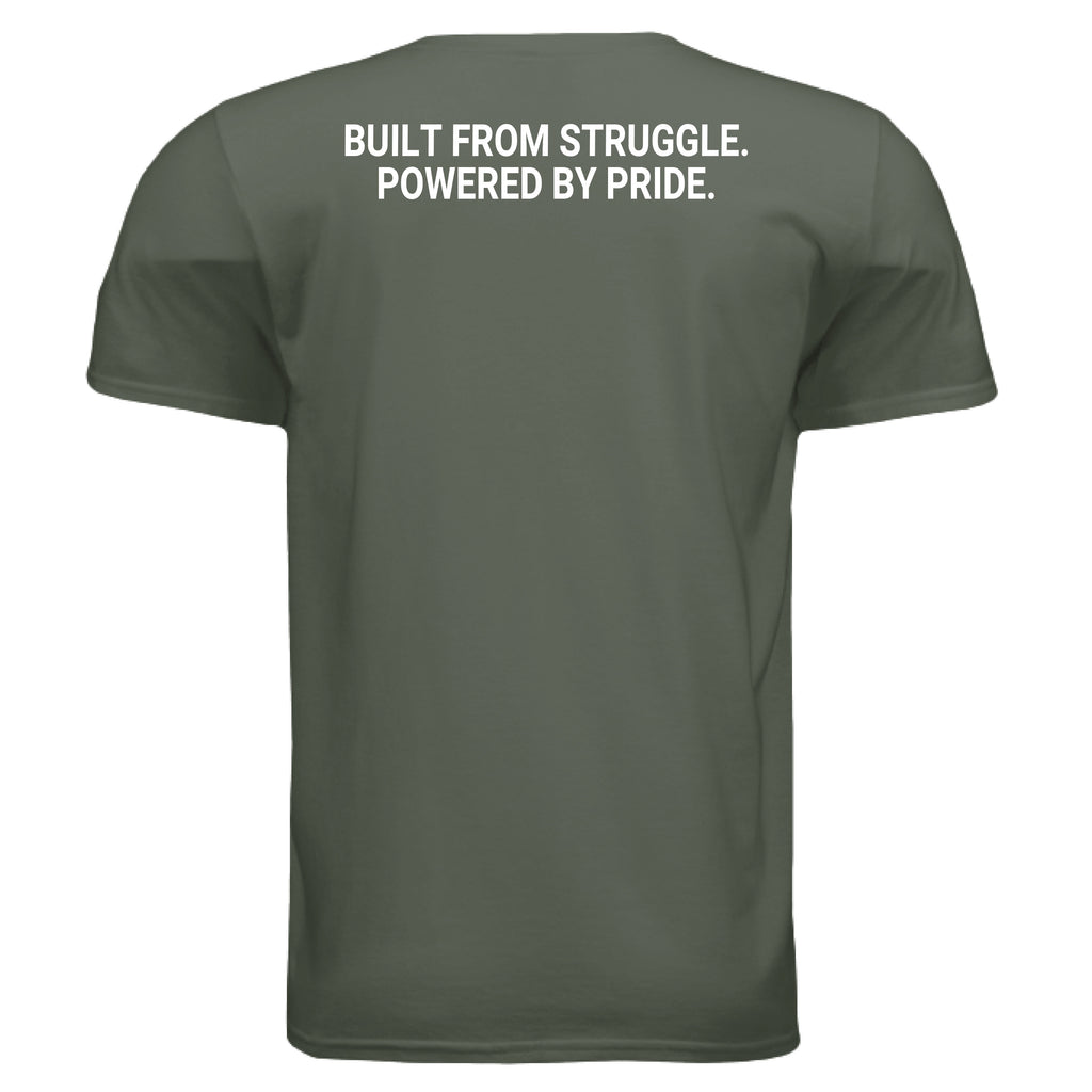 MILITARY GREEN - BACK